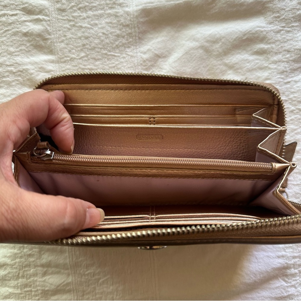 Leather Coach wallet - Picture 6 of 8